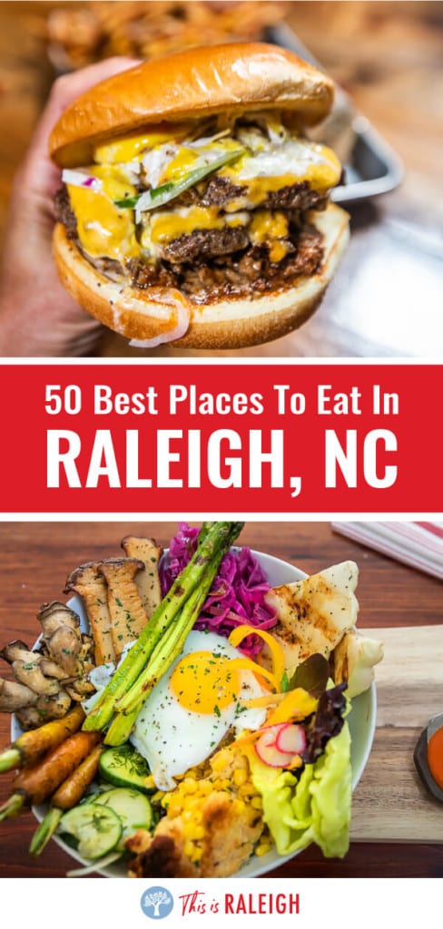 Looking for the best Raleigh restaurants? Look no further. Check out this list of 50 places to eat in Raleigh broken into categories of best burgers, pizza, BBQ, Southern, Italian, fine dining, vegetarian, breweries, bakeries, and more. Don't visit Raleigh before seeing this list!