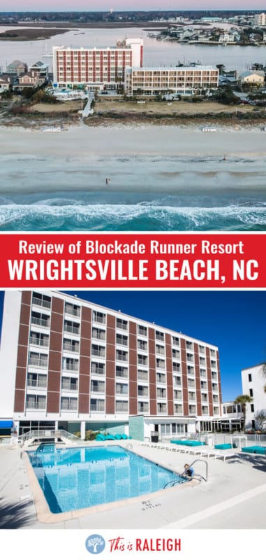 Planning to visit Wrightsville Beach? Check out this review of the Blockade Runner Beach Resort that's right on the ocean and perfect for your North Carolina beaches vacation.