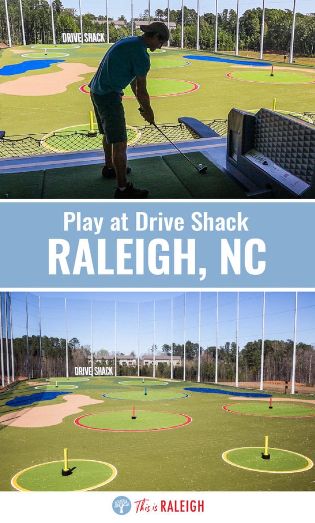 When you visit Raleigh and love golf, don't miss Drive Shack Raleigh for a fun interactive game plus food and drinks!