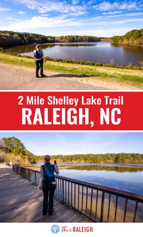 When you visit Raleigh, North Carolina, don't miss this 2 mile Shelley Lake Park loop trail. It's one of the best free things to do in Raleigh NC
