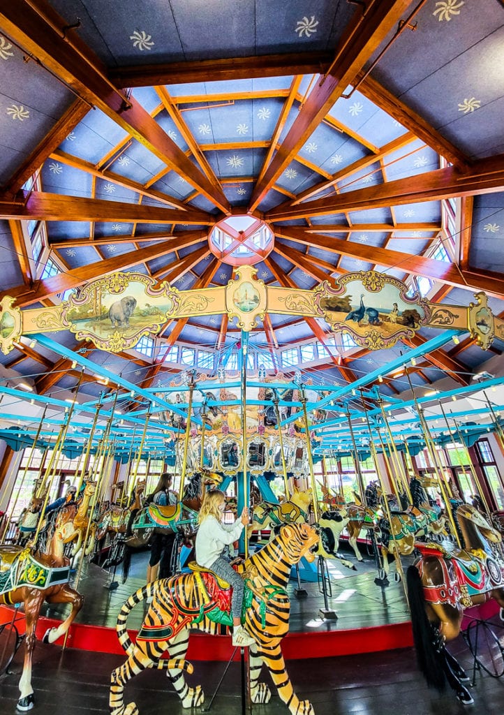 The historic Pullen Park carousel, Raleigh, NC