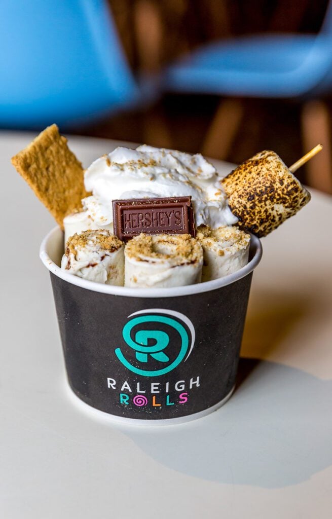 Raleigh Rolls ice cream