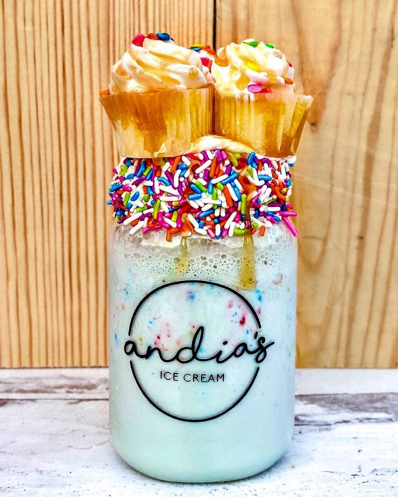 Andia's Homemade Ice Cream MONSTER Shakes in Raleigh, NC