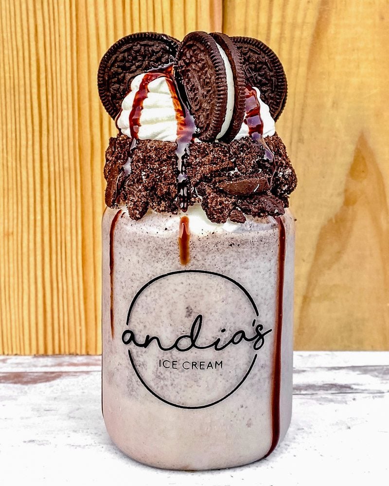 Andia's Homemade Ice Cream MONSTER Shakes in Raleigh, NC