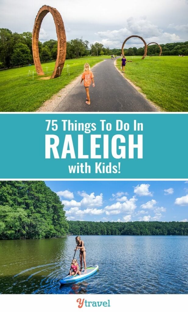 Looking for fun things to do in Raleigh with kids? Here are 75+ things to do with kids in Raleigh and there's something for everyone in the family. Don't visit Raleigh before checking out these Raleigh travel tips!