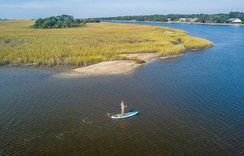 Stand up paddle boarding, Ocean Isle Beach
