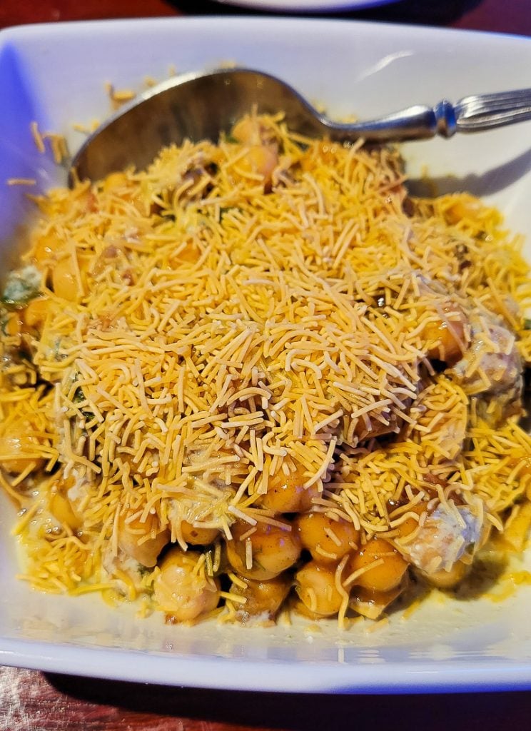Indian food dish at Kababish Cafe