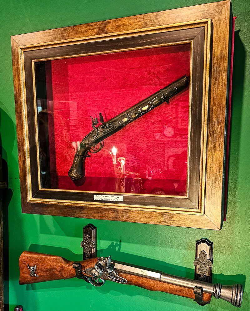 Old gun in a museum