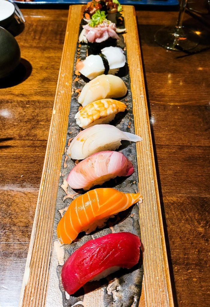 Plate of sushi