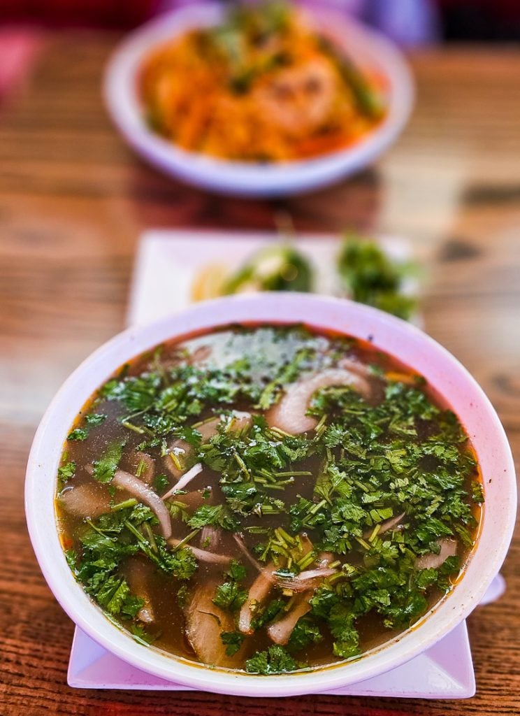 Bowl of Vietnamese Pho soup