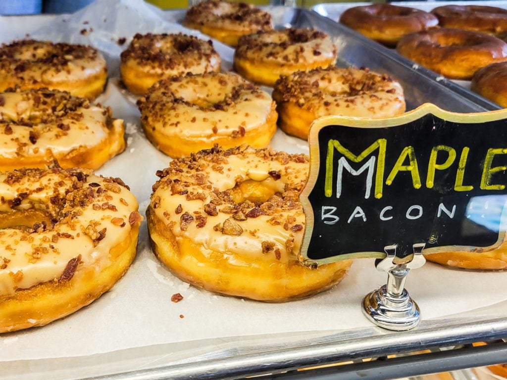 Maple bacon donuts