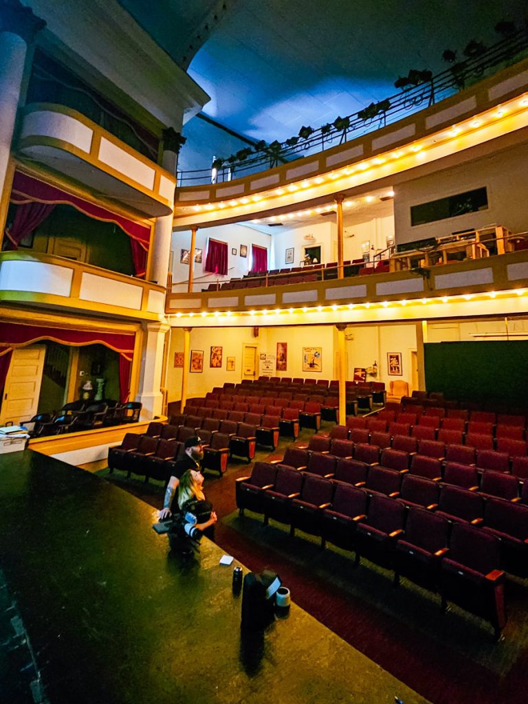 inside of theater