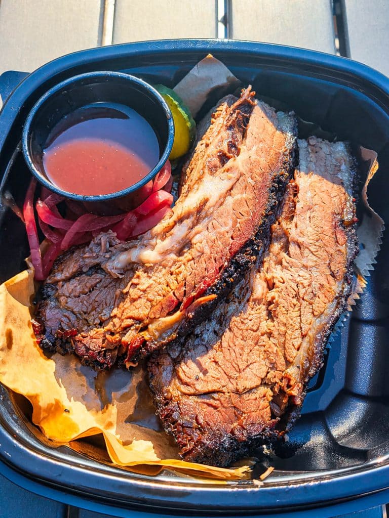 brisket on a plate