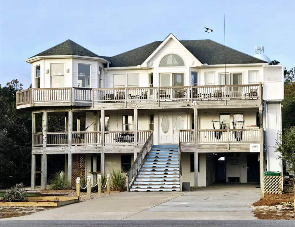three story beach house rental