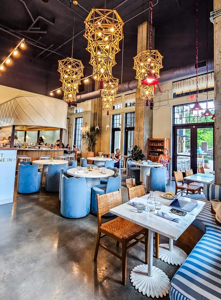 inside restaurant of good graces