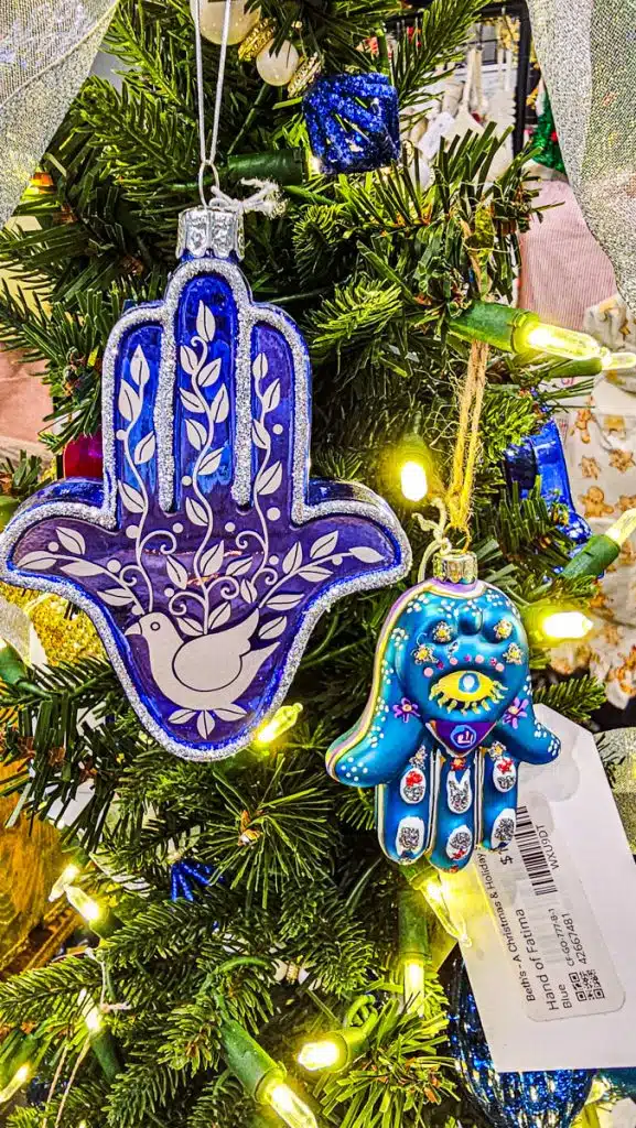 haunukkah hand ornament