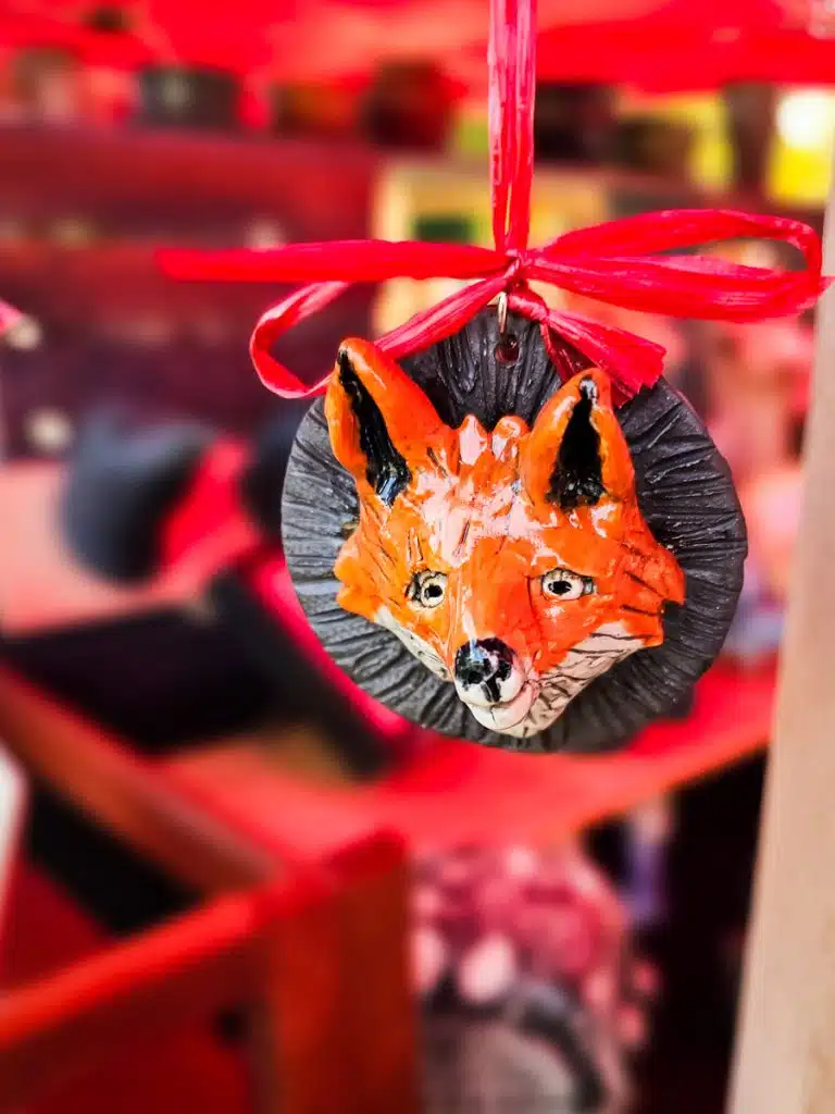 wolf ornament