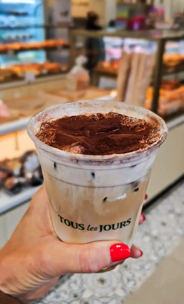 iced tiramisu latte