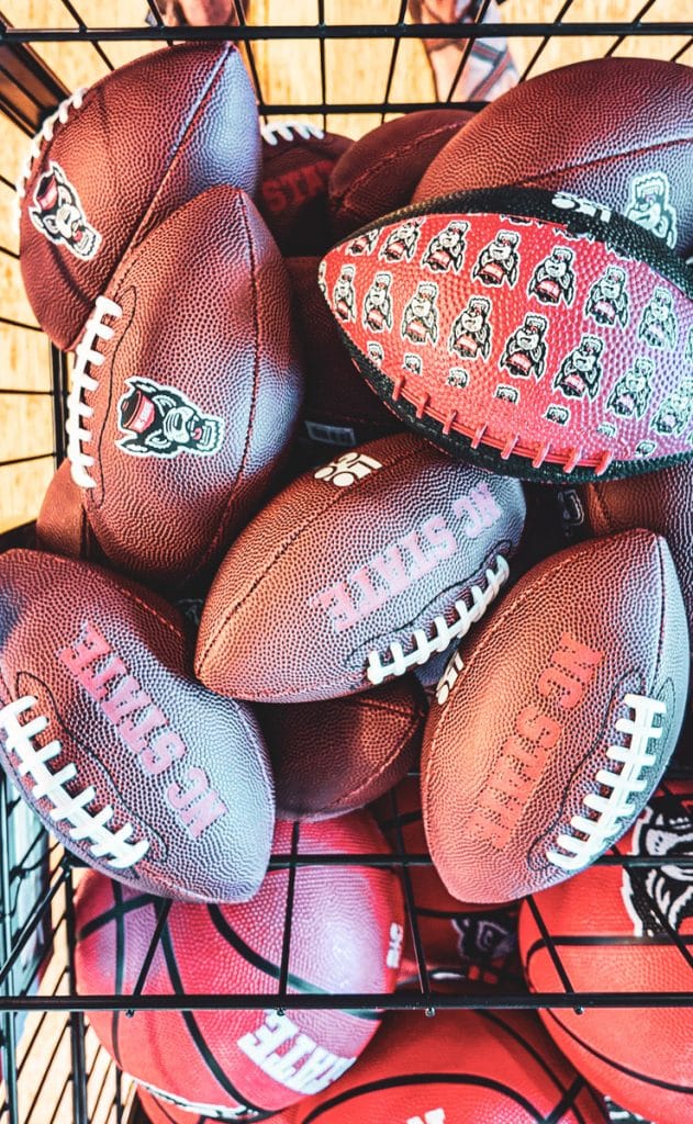 nc state footballs in store