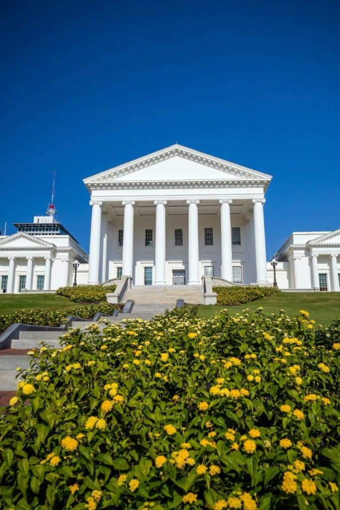 the state capitol building richmond