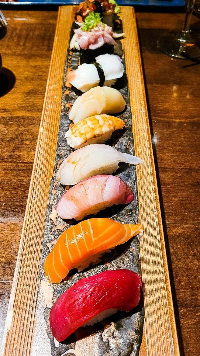 Plate of sushi