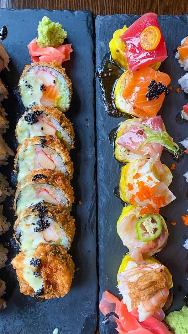 Plate of sushi