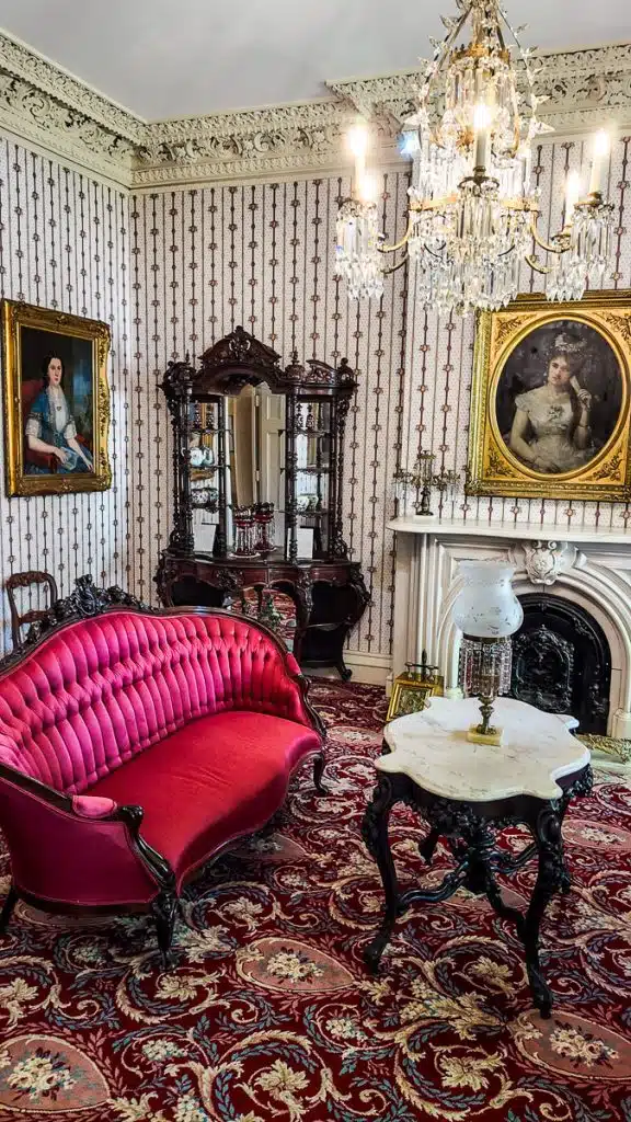 sitting room of sutherlin mansion danville