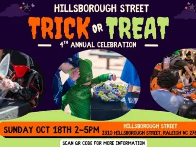 Trick or Treat QR Code banner ad 400x300