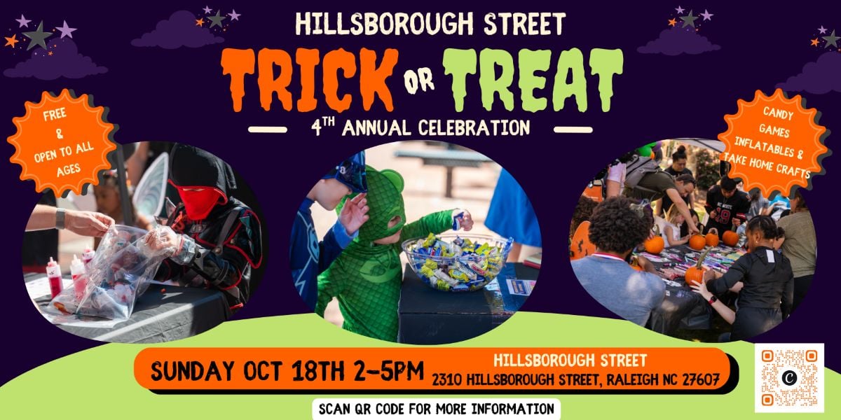 Trick or Treat QR Code banner ad
