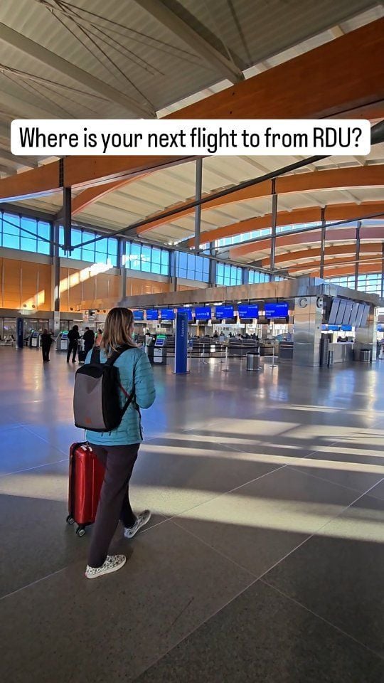 Where is your next flight going to from Raleigh-Durham Airport?

Any trips planned this year?

We are flying to Salt Lake City and then picking up a rental car to explore Wyoming in May.

#ThisIsRaleigh #rduairport #raleighdurhamnc
#wakecountync #rdu #raleighnorthcarolina