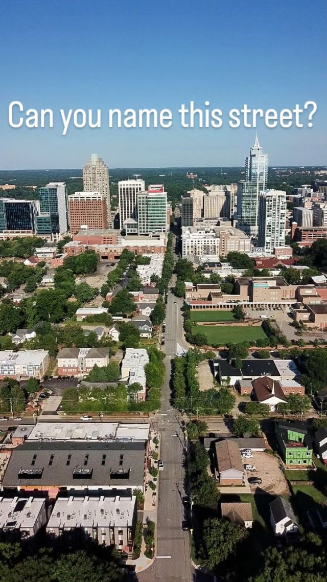 Can you name this street in downtown Raleigh?

Hint: Red 

#ThisIsRaleigh #downtownraleighnc #raleighskyline #raleighdowntown #raleighvideographer #visitraleigh #raleighdronephotographer #raleighdurhamnc